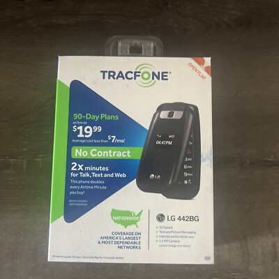 TRACFONE LG 442BG Flip Phone Battery Standard 1600mAh Model LGIP-531A 3G - NOB