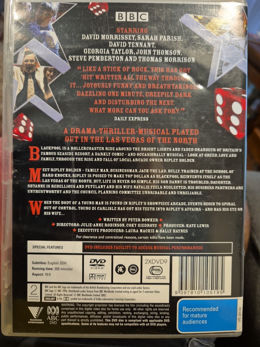 BLACKPOOL DVD BBC TV SERIES DAVID TENNANT DAVID MORRISSEY DRAMA