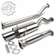 4 Muffler Tip Exhaust Catback System Kits For 02-06 Acura Rsx Dc5 Type-s K20