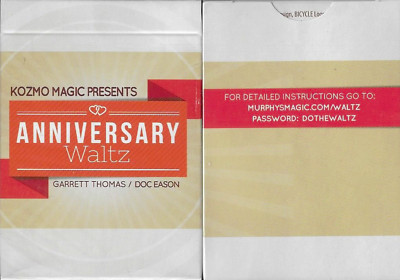 USPCC Anniversary Waltz Playing Cards - NOT Bicycle   Limited Edition - SEALED