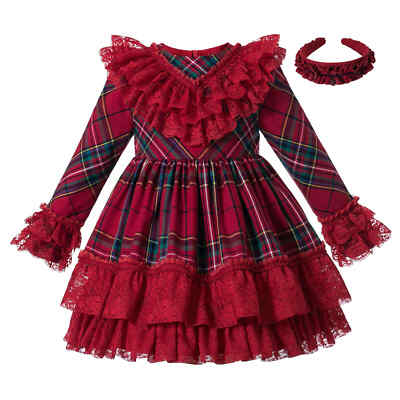 open lace back dress Tilly Tartan Off The Shoulder Prom Dress  The Pretty Dress Company