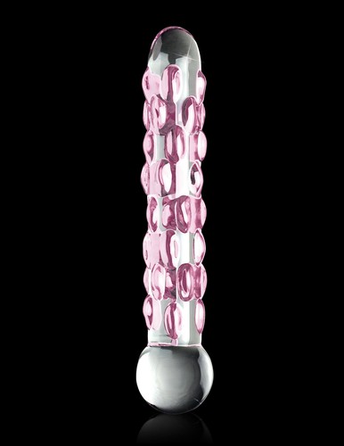 Icicles No 7 Sex Hard Glass G-Spot Anal Dildo Butt Fallo Tappo Anale Vetro Toy - Foto 3 di 6