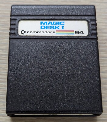 Vintage Commodore 64 Magic Desk I Cartridge ONLY Cleaned & Tested