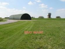 PHOTO  OLD AIRFIELD BUILDINGS AT THURLEIGH