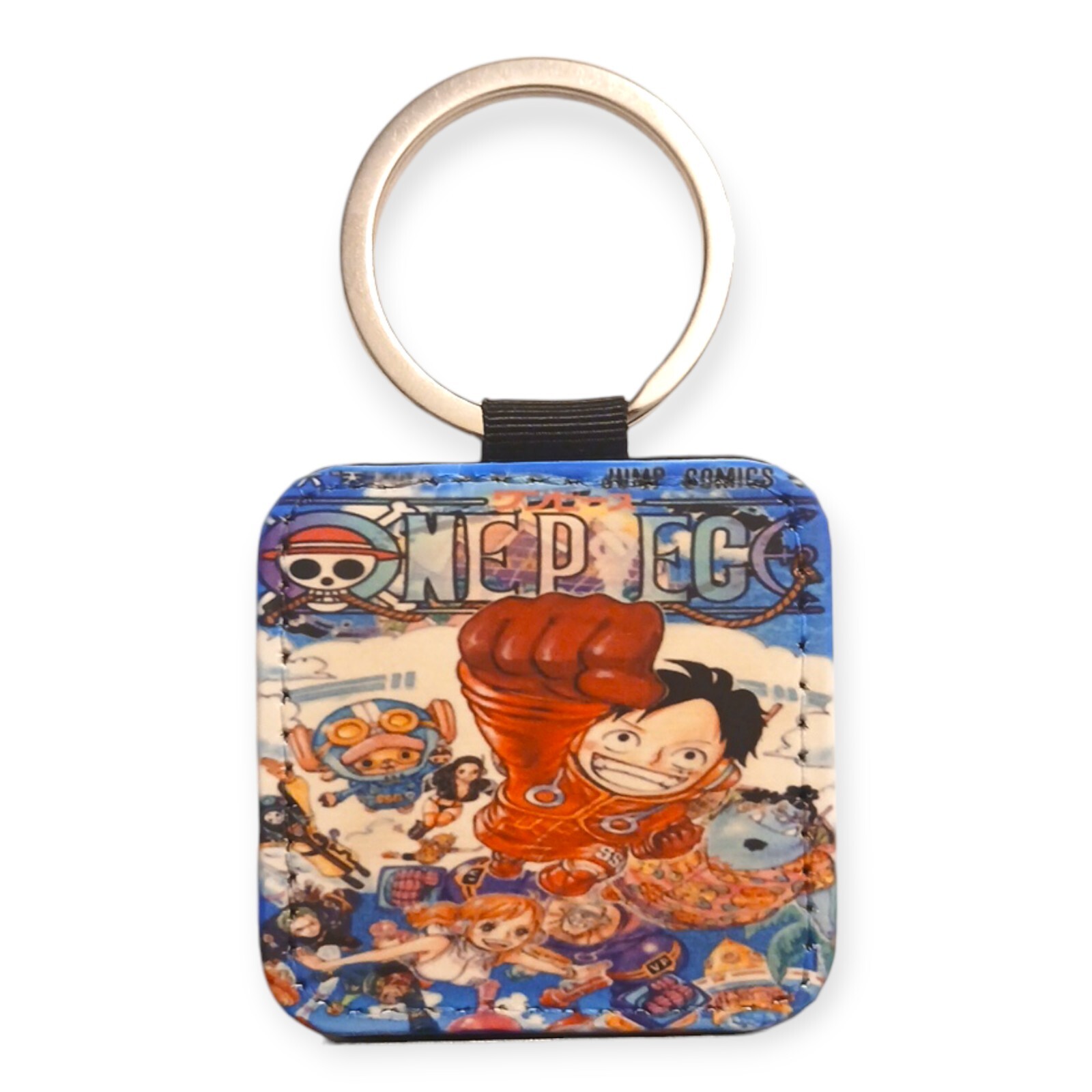 One Piece Anime Keychain With The Whole Crew In Egghead