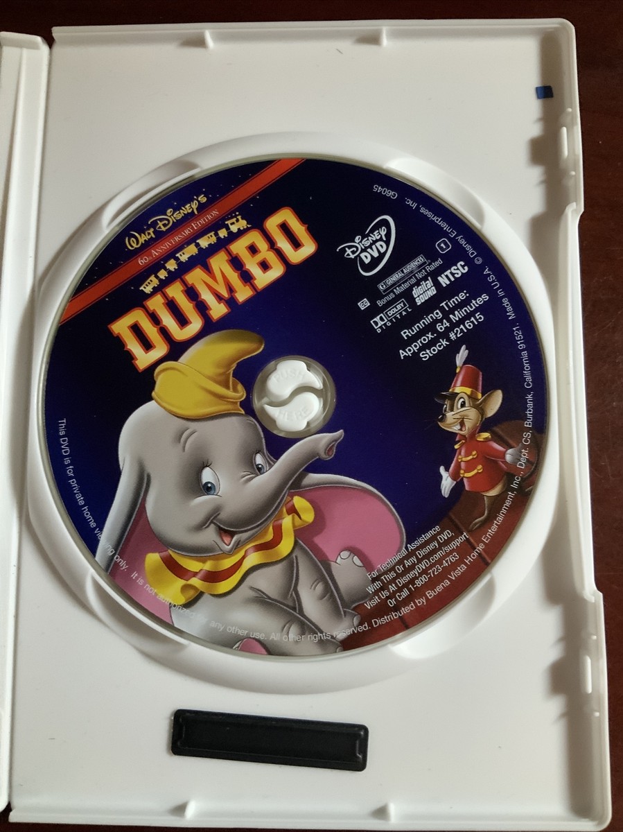 Dumbo (DVD, 2001, 60th Anniversary Edition) 786936144390| eBay