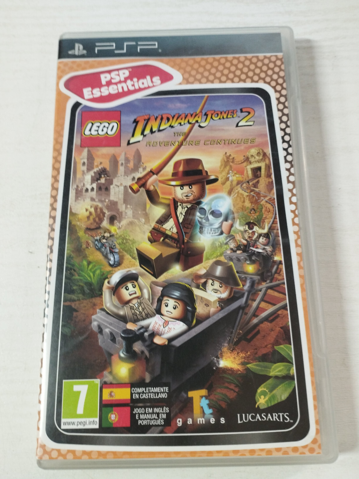 Lego Indiana Jones 2 Lucasarts - Juego Psp Playstation Ingles Ingles Español Am