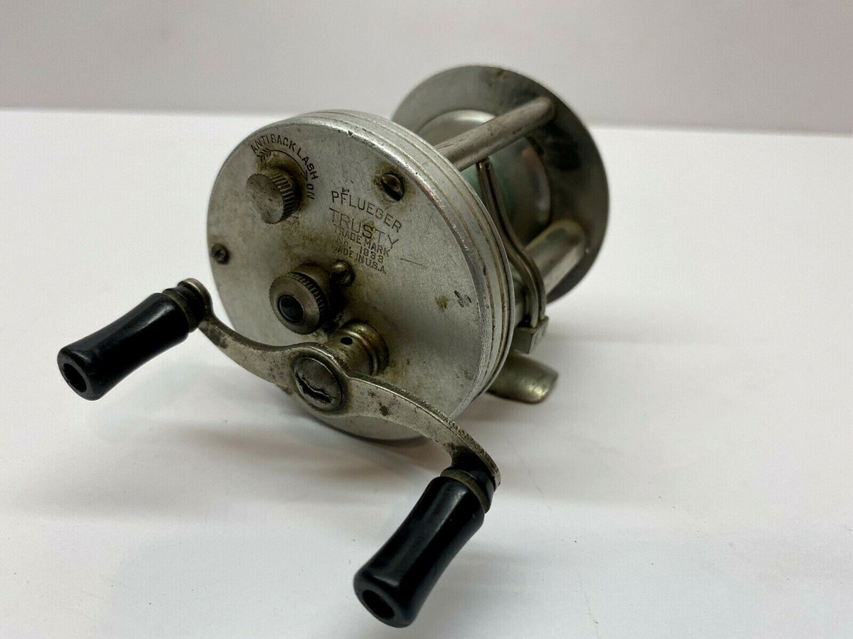 Vintage Fishing Reel Pflueger Trusty no 1933 | eBay