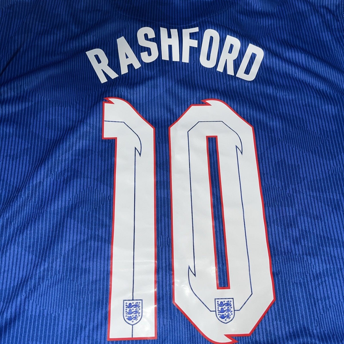 Nike イングランド代表 RASHFORD 10 Nike Dri Fit England Away Rashford 10 Shirt Soccer Blue