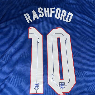Nike イングランド代表 RASHFORD 10 Nike Dri Fit England Away Rashford 10 Shirt Soccer Blue