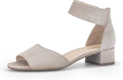 Gabor Damen Riemchensandalen Sandalen Best Fitting Samtchevreau Visone NEU & OVP