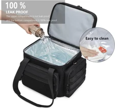 Tactical Lunch Box for Men, Insulated Lunch Bag Adult, Thermal Lunchbox Leakp...