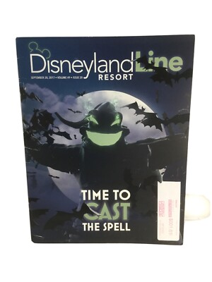 Disneyland Line Cast Member Magazine Time To Cast The Spell Doom Buggy tnl2