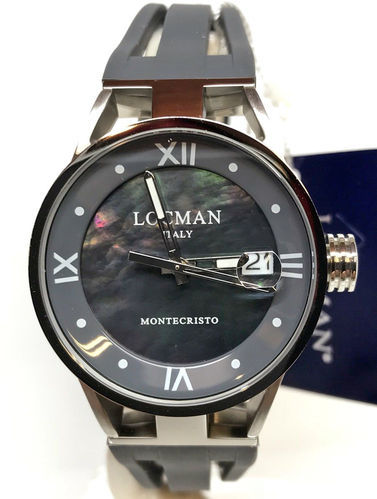 LOCMAN MONTECRISTO Lady Watch Donna in Titanium Steel and Rubber 521 Grey |  eBay