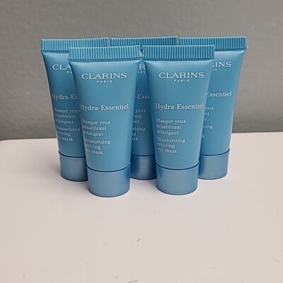 5-PACK CLARINS Hydra-Essentiel Moisturizing Reviving Eye Mask, 0.1 oz / 5 ml
