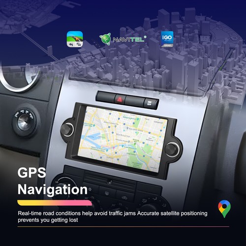 2+64G Android 13 Autoradio Wireless CarPlay GPS Nav für Chrysler 300C Jeep Dodge - Bild 11 von 24