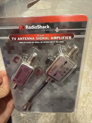 RadioShack Inline Antenna Signal Amplifier Brand New