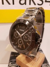 Fossil BQ2297 Gunmetal Stainless Steel Band Men Watch