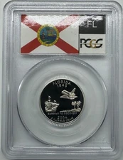 2004 S Florida State Quarter PR69DCAM Silver PCGS 25C