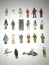VINTAGE Star Wars Micro Machines Action Fleet 1" Mini Figures Galoob