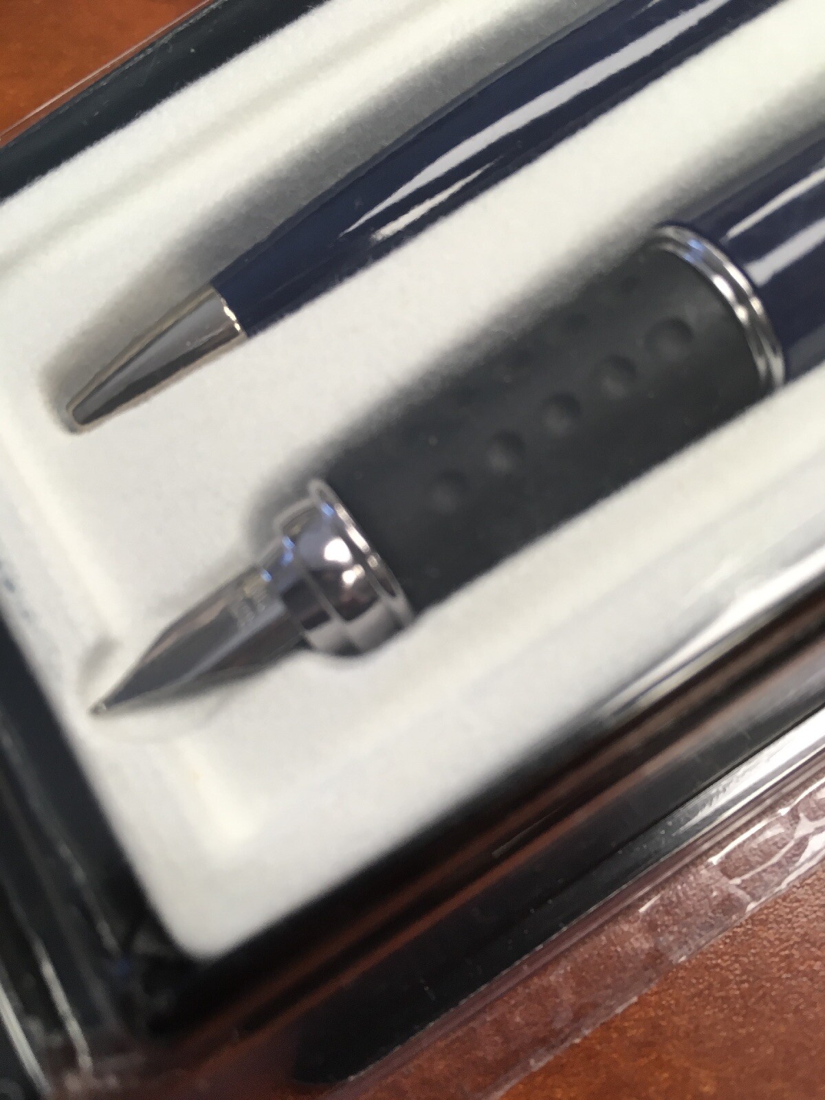 YAFA Scenario Blue Fountain Pen and Ballpoint Pen Set MADE IN ITALY