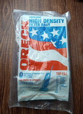 ORECK Genuine 9 High Density Filter Bags For XL Uprights 8000, 9000 NIB