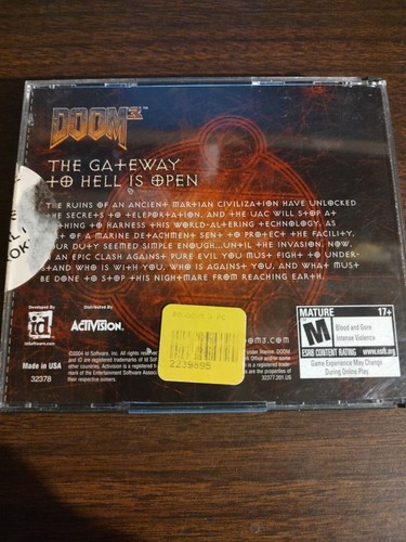 Doom 3 (PC, 2004) 3 discos - Imagen 2 de 4