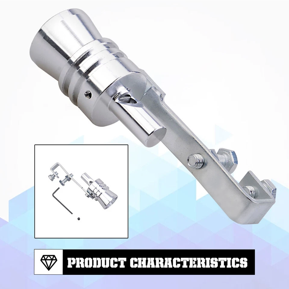 Accesorios Coche Turbo Sonido Silbato Simulador Silenciador Punta Válvula Soplado Ruido Foto 3 de 4