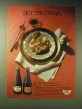 1989 La Choy Soy Sauce Ad - Better China