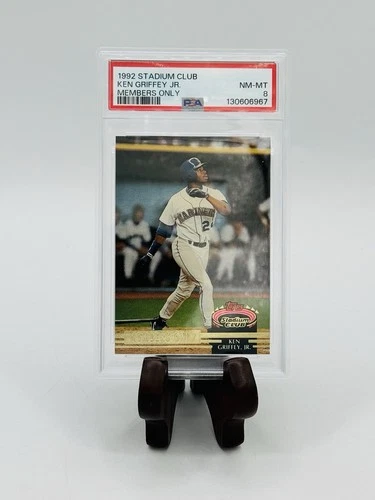 1992 Topps Stadium Club Members Only Scoreboard Ken Griffey Jr PSA 8
