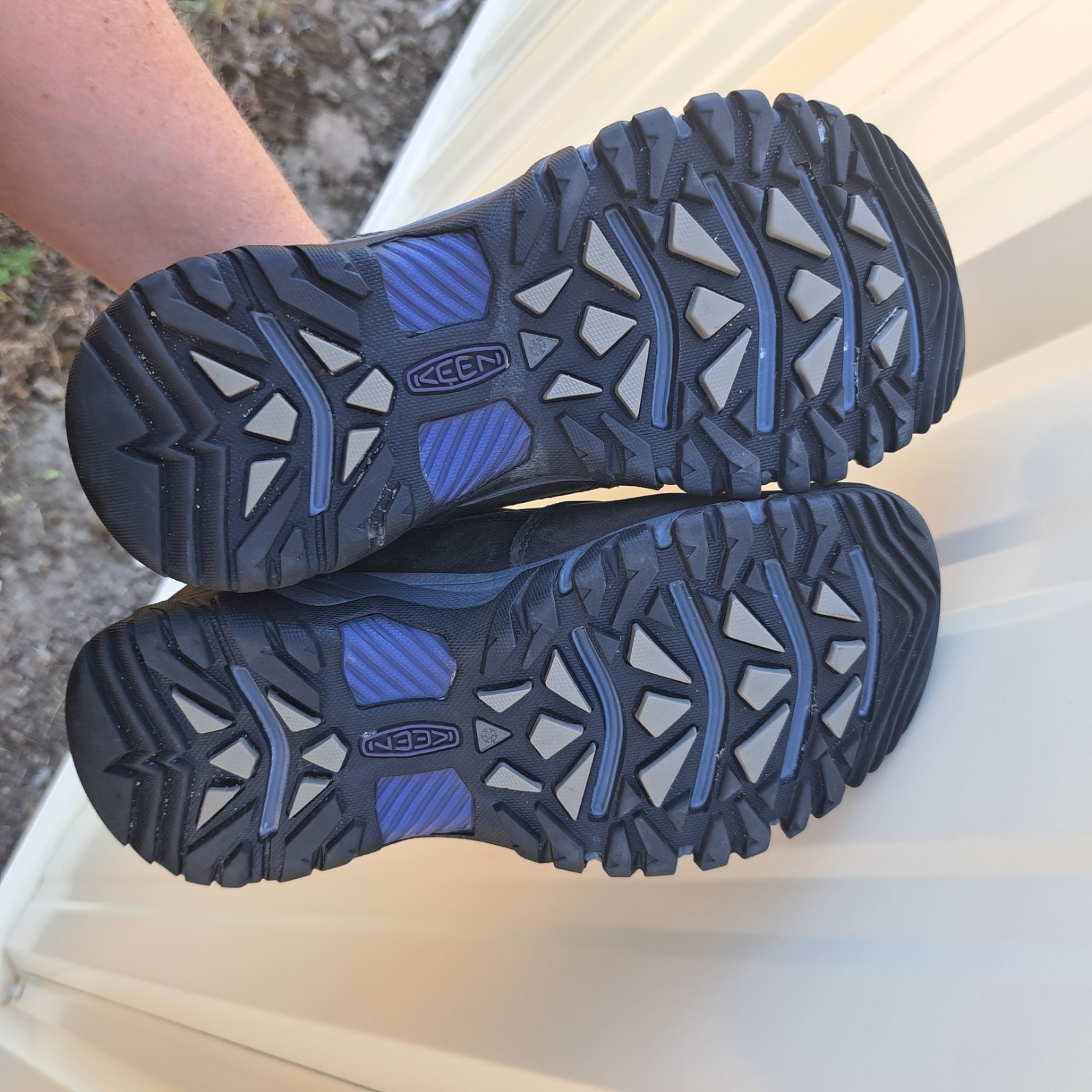 Stivaletti Keen Hoodoo II bassi zip Keen Dry impermeabili scarpa grigia donna taglia 6 5