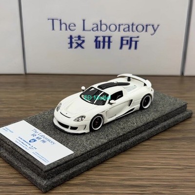 BN 1:64 Laboratory White Gemballa Mirage GT Sports Model Diecast Resin Car 