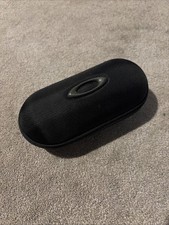 NEW OAKLEY ZIPPER SMALL AUTHENTIC EYEGLASSES SUNGLASSES CASE BLACK