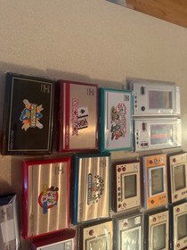 vintage nintendo game and watch lot
