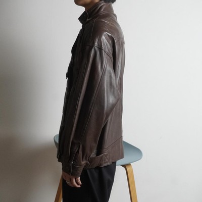 Vintage Motorcycle Jacket Leather Brown/Rw318 | eBay
