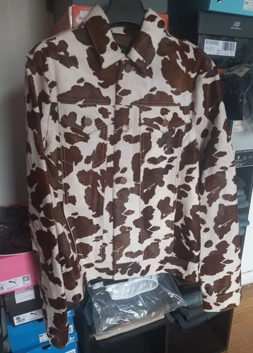 Monfrere Dean Cowhide Retail $1,398 Size Small Zara Todd Snyder J Crew RL video thumbnail