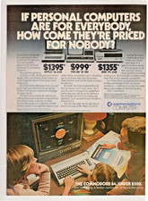 1983 Commodore 64 PC under 300 8" x 11" Print Ad