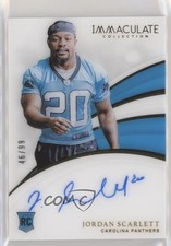 2019 Panini Immaculate Rookie Auto 46/99 Jordan Scarlett #RA-16 Auto 01xd