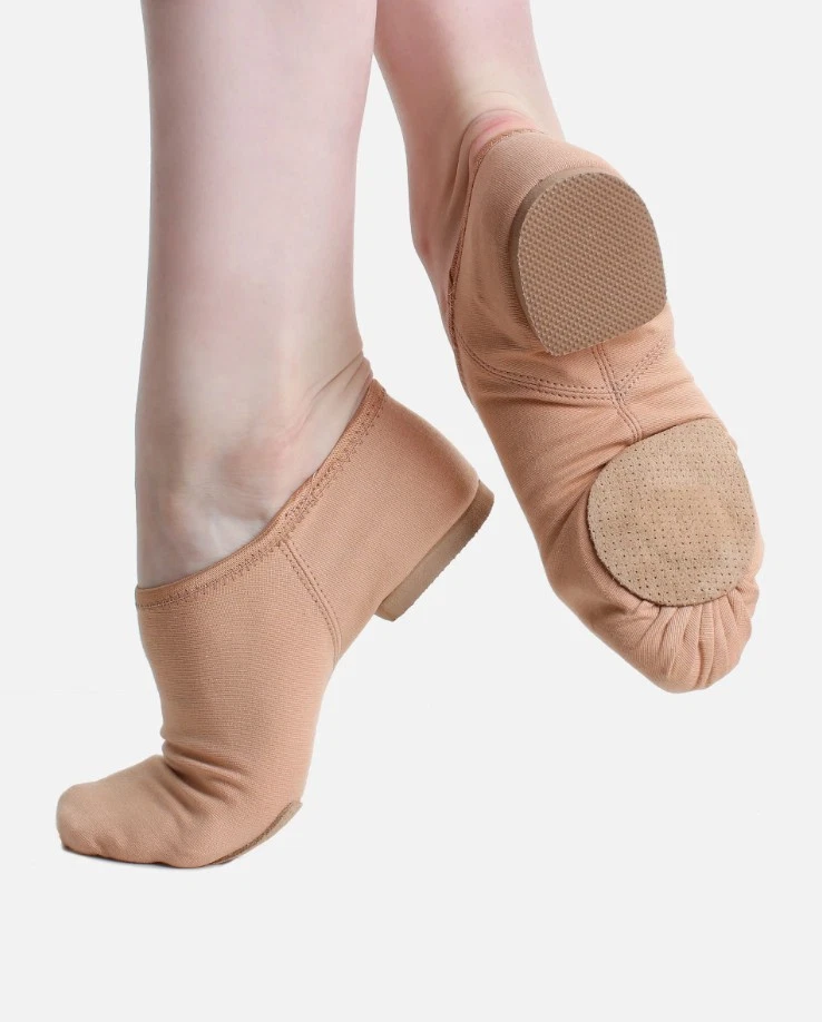 So Danca JZE75 Nude(Sand) Split Sole Canvas Dance Jazz Shoe