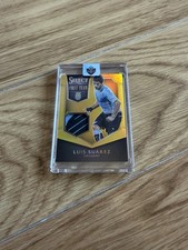 2015 Panini Select Luis Suarez /10 GOLD PRIZM - WORN PATCH Uruguay