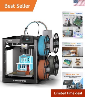 Multi-Color 3D Printer 4 Colors with IFS, Fully Auto Leveling FDM 3D Printer ...