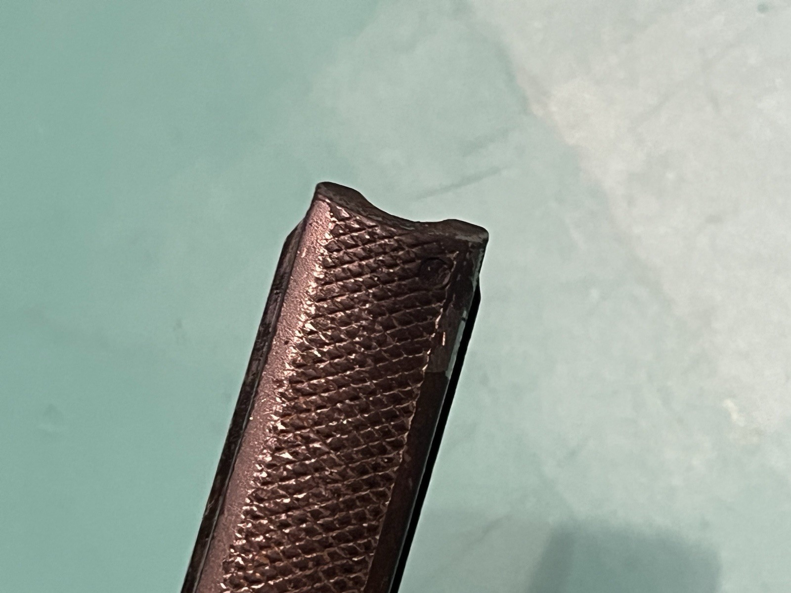 USED WWII COLT 1911 A1 CHECKERED MAINSPRING HOUSING LOOP POLISHED *ROUGH*