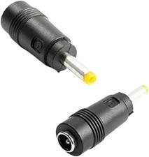 10pc 5.5x2.1mm Female to 4.0x1.7mm / 2.5x0.7mm Male DC Power Plug Adapter 4.0x1