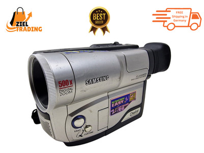 Samsung VP-L600 PAL 8mm Camcorder 500x Digital Zoom TFT Colour LCD Video