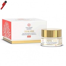 Optima Naturals, Collagene Marino Crema Viso, 50 ml con Acido Ialuronico