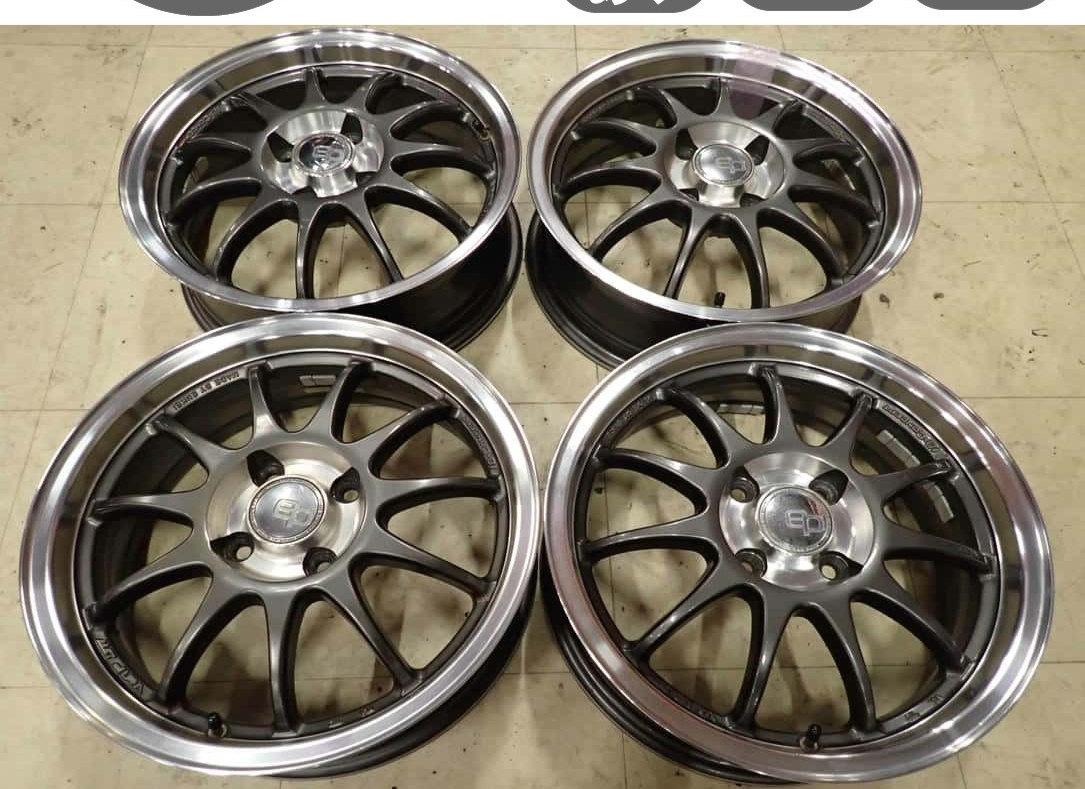 JDM 15x5.5J ENKEI EP-01 IB-CONCEPT, 4-hole PCD 100mm, +41, hub