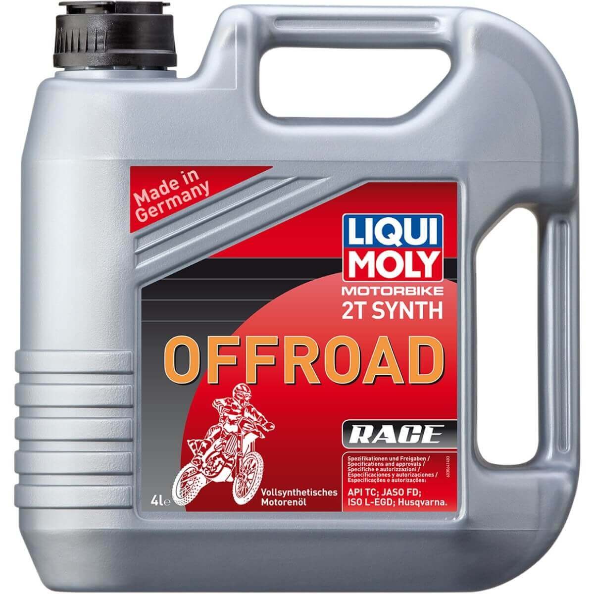 Huile 2 temps Liqui Moly Synthetic Off Road Race pour protéger le moteur en enduro
