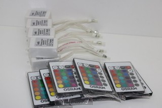 8 Stück OSRAM RGB W LED Steuer Module mit Fernbedienung