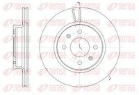 2X Bremsscheibe Remsa 61424.10 FüR PB PBT Hyundai 255,9Mm I20 1 Crdi