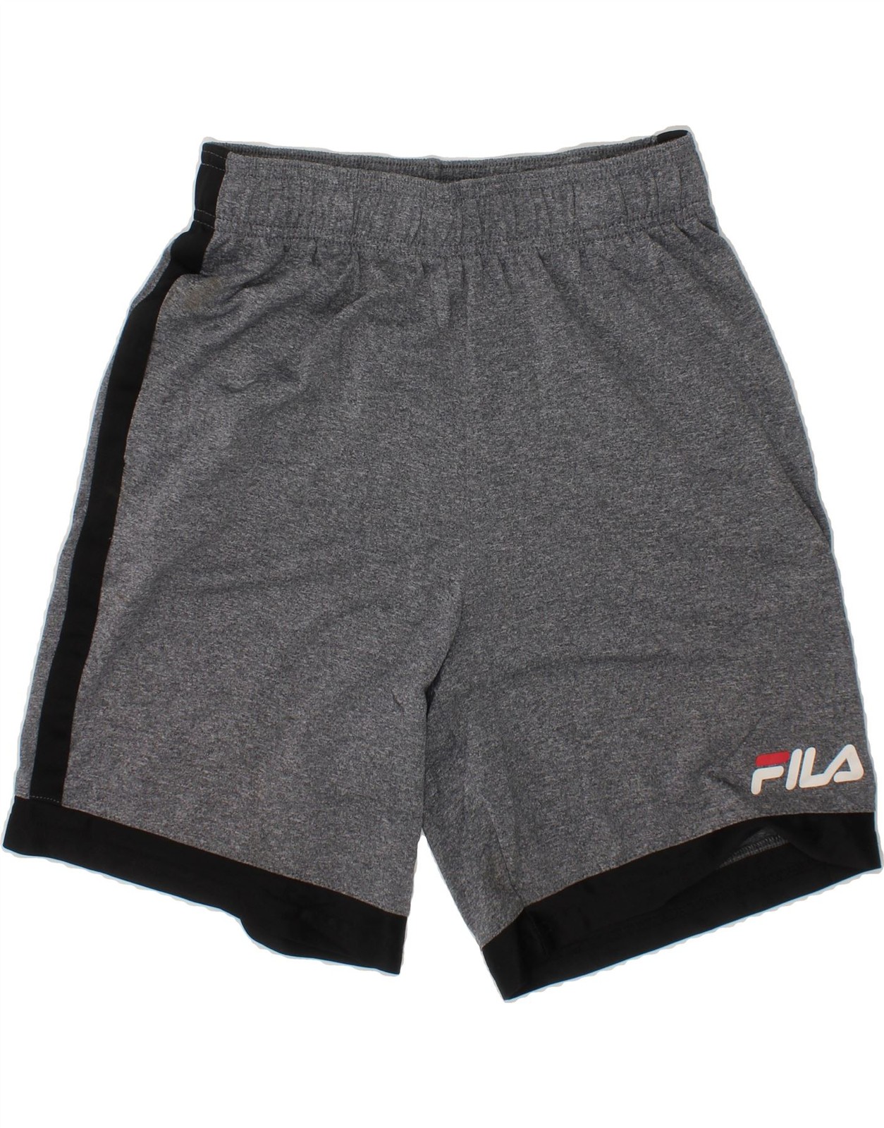 Pantaloncini sportivi FILA ragazzo 10 11 anni grandi grigio colorblock poliestere BC11